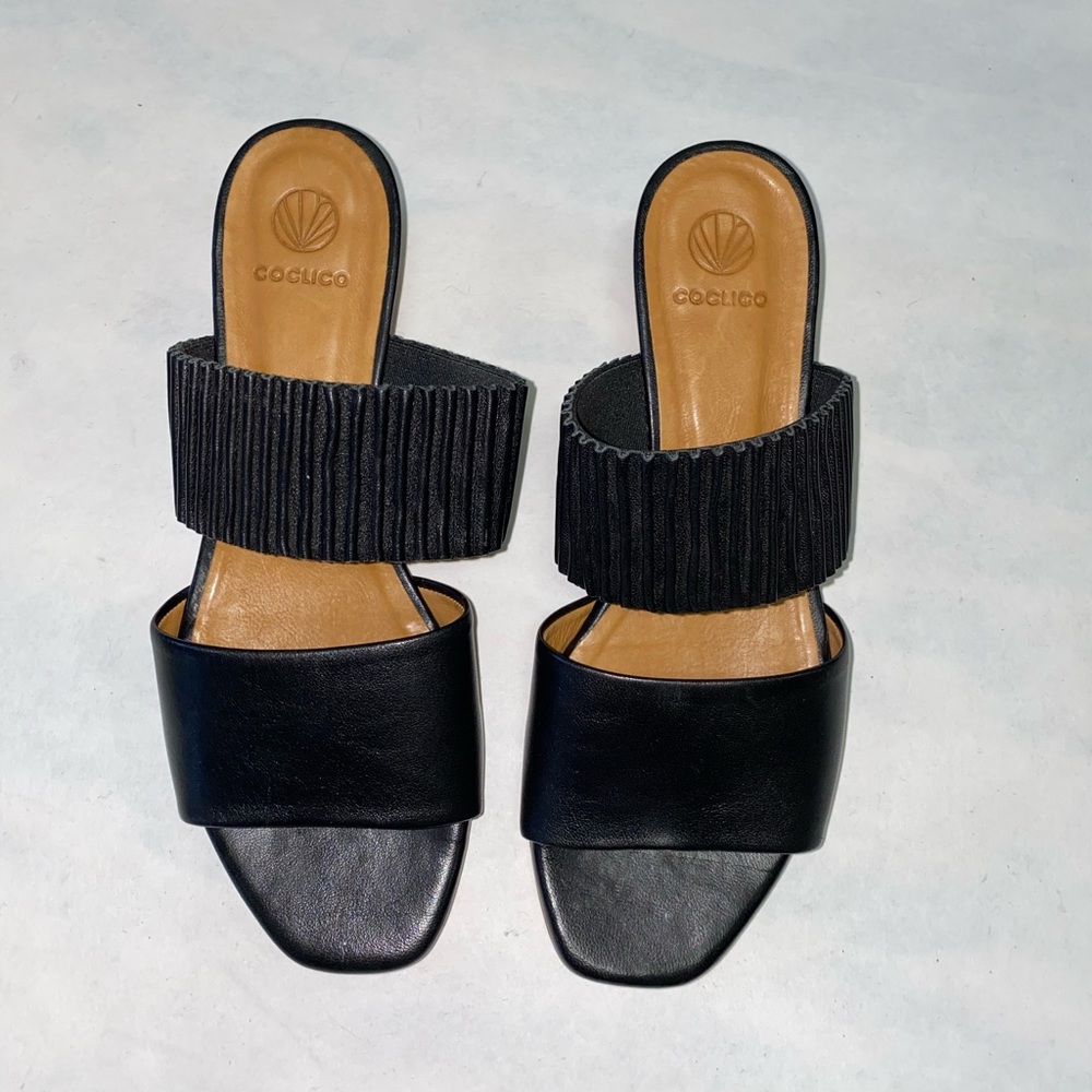 Black Slip On Heel